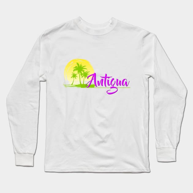 Life's a Beach: Antigua Long Sleeve T-Shirt by Naves